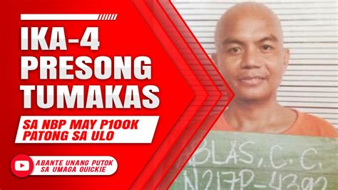 Killer ni Tuadles tumakas NBP .